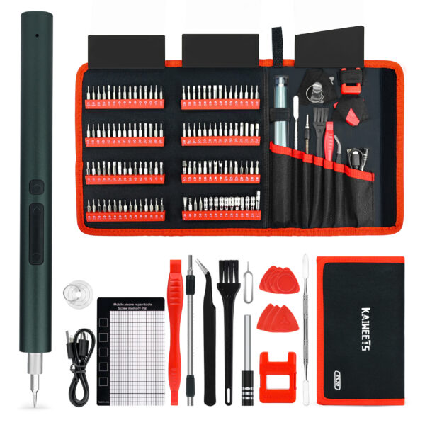 HomeDiscount-KAIWEETS Mini Electric Screwdriver  137 in 1 Electric Precision Screwdriver