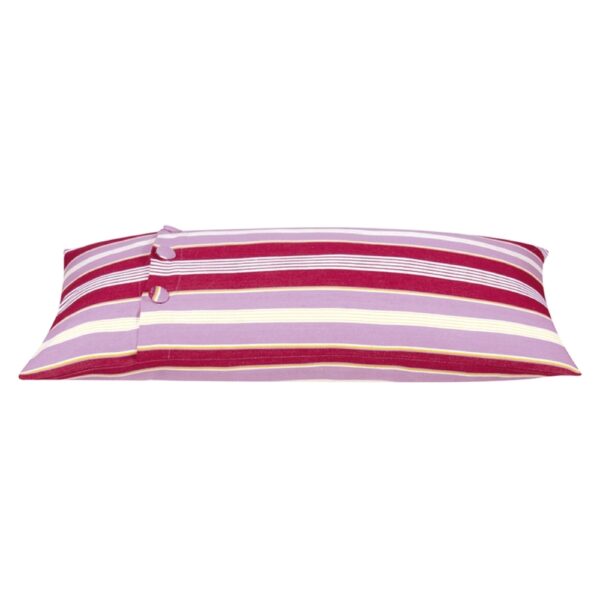 HomeDiscount-Coste Fuchsia 35x70cm Multicoloured Striped Cushion Cover