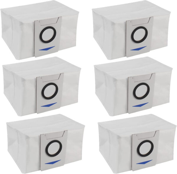 HomeDiscount-6 X Auto Empty Station Dust Bags For Ecovacs Deebot X1 Omni Series Robots