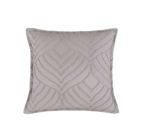 HomeDiscount-TUFTED MICROFIBRE SUPER SOFT CUSHION COVER-BEIGE