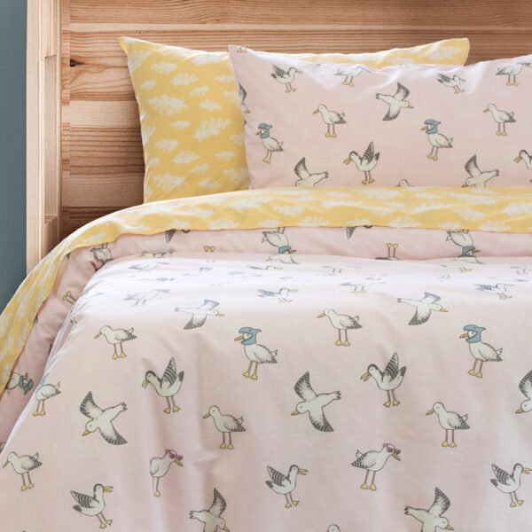 HomeDiscount-Seagulls QUILT COVER SET - SINGLE