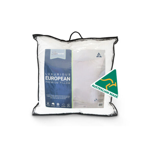 HomeDiscount-LoftMaster Luxurious Cotton Cover Premium European Pillow 65 x 65 cm