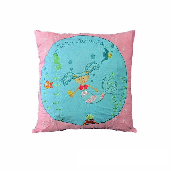 HomeDiscount-Happy Kids Shelley Mermaid 43x43 cm Square Cushion