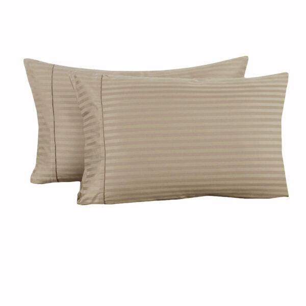 HomeDiscount-Accessorize 325TC Pair of Cuffed Standard Pillowcases Linen