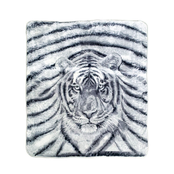 HomeDiscount-J.Elliot Home 350gsm Tiger Photo Mink Blanket