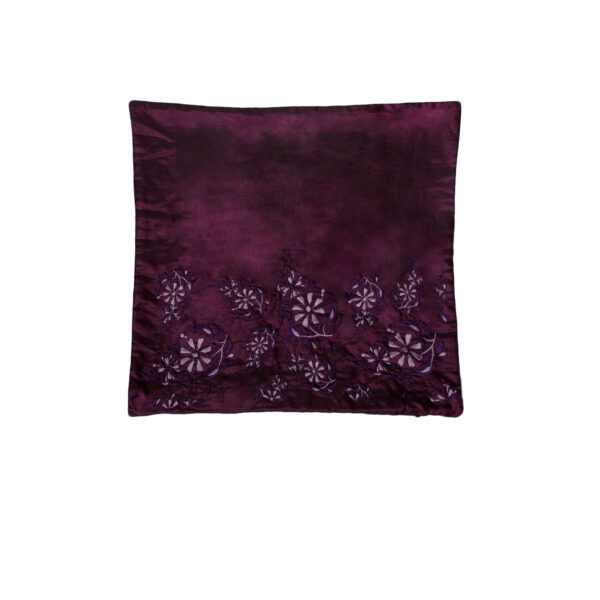 HomeDiscount-IDC Homewares Quality Cushion Cover Emily Aubergine