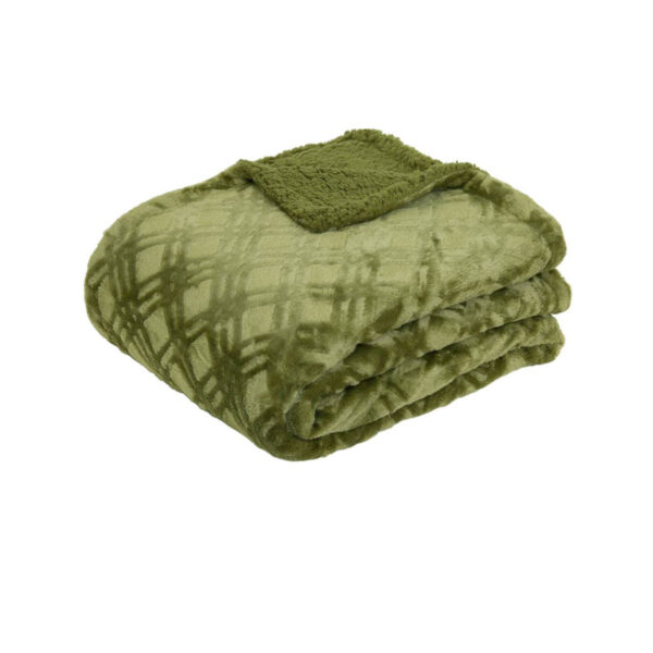 HomeDiscount-J.Elliot Home Vida Microplush Throw Olive