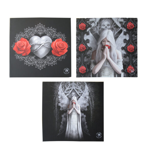 HomeDiscount-Anne Stokes Set of 3 Only Love Remains Wall Canvas