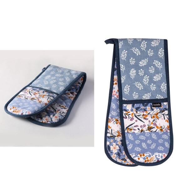 HomeDiscount-Ladelle Homespun Double Oven Mitt 17 x 89 cm