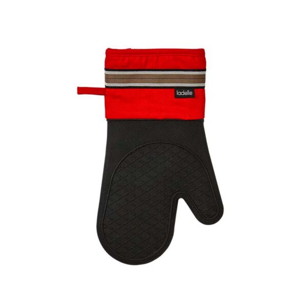 HomeDiscount-Ladelle Professional Series Red Silicone Oven Mitt