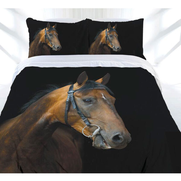 HomeDiscount-Just Home Dark Rider Quilt Cover Set Single