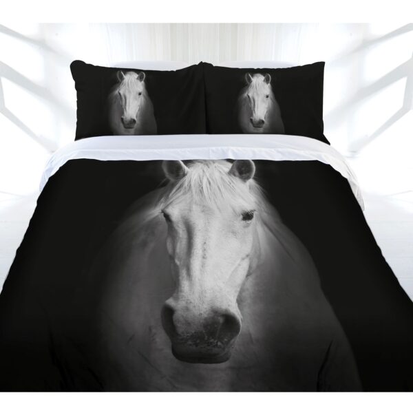 HomeDiscount-Just Home Midnight Horse Quilt Cover Set Queen