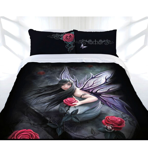 HomeDiscount-Anne Stokes Rose Fairy Quilt Cover Set Queen