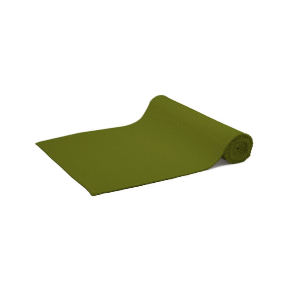 HomeDiscount-Rans Lollipop Cotton Ribbed Runner - Olive Green