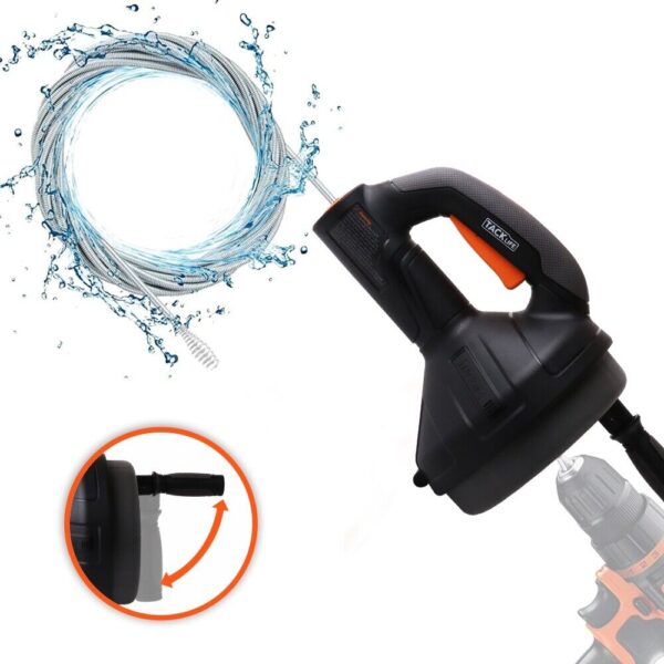 HomeDiscount-Drain Auger Drain Cleaner Unblocker Auger Sewage Pipe Cleaning Plumbing Tool