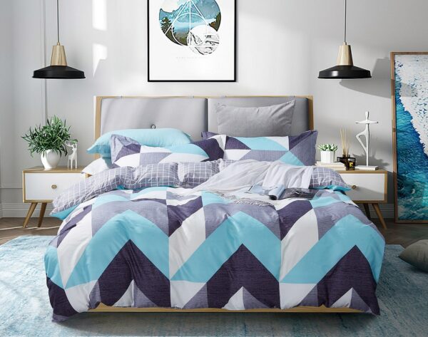 HomeDiscount-Kian King Size Duvet Quilt Cover Set