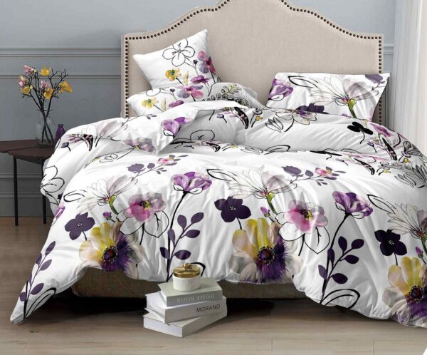 HomeDiscount-Bloom Super King Size Duvet Quilt Cover Set