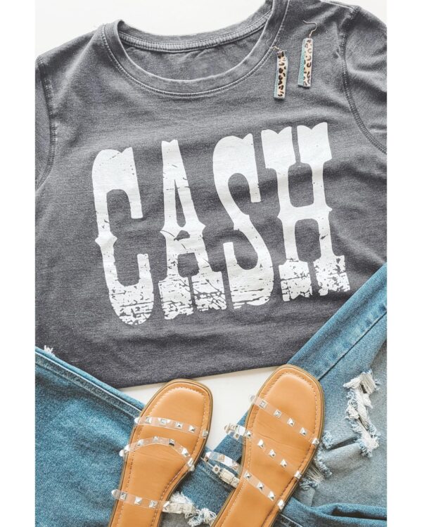 HomeDiscount-Azura Exchange CASH Letter Print Tee - M