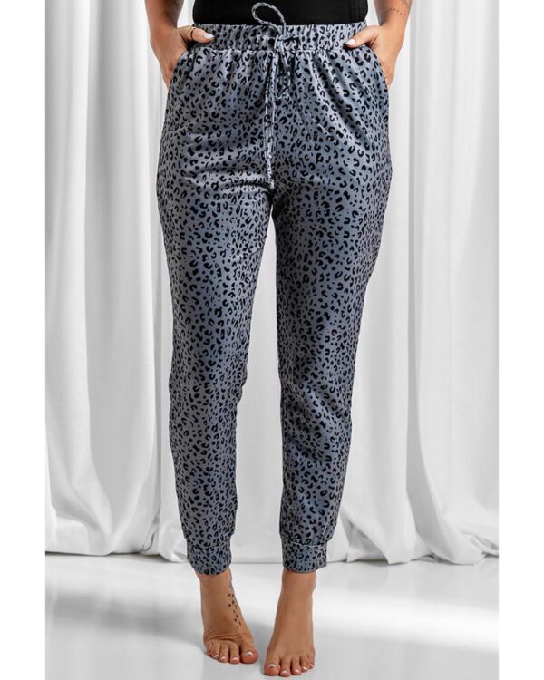 HomeDiscount-Azura Exchange Leopard Print Joggers - M