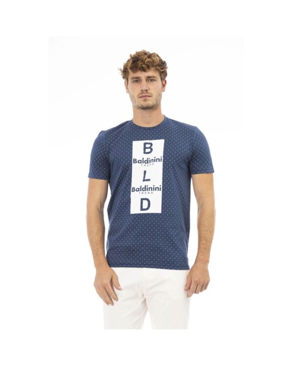 HomeDiscount-Baldinini Trend Men's Blue Cotton T-Shirt - L