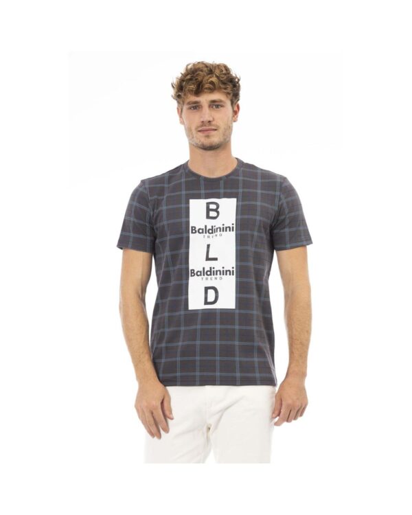 HomeDiscount-Baldinini Trend Men's Gray Cotton T-Shirt - M