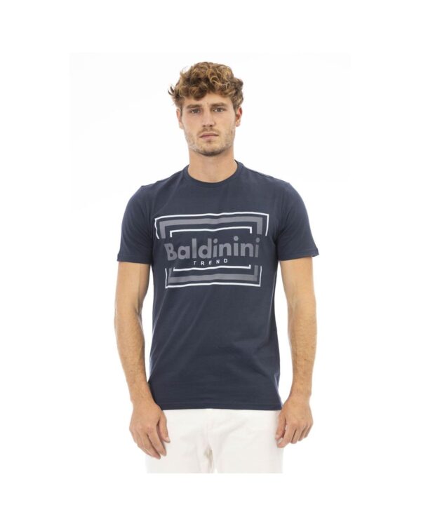 HomeDiscount-Baldinini Trend Men's Blue Cotton T-Shirt - L