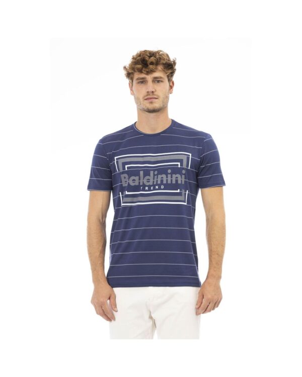 HomeDiscount-Baldinini Trend Men's Blue Cotton T-Shirt - L