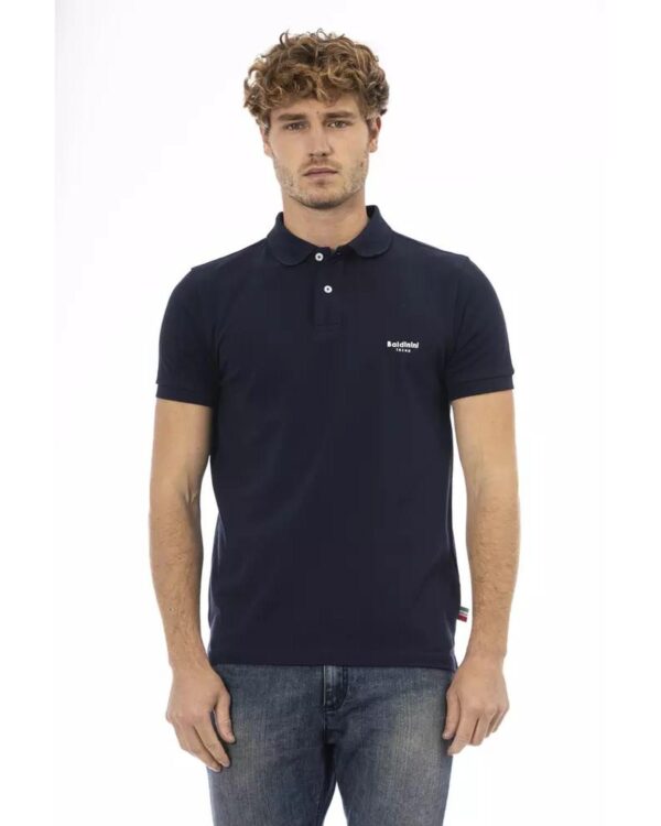 HomeDiscount-Baldinini Trend Men's Blue Cotton Polo Shirt - L