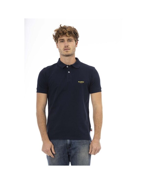 HomeDiscount-Baldinini Trend Men's Blue Cotton Polo Shirt - M