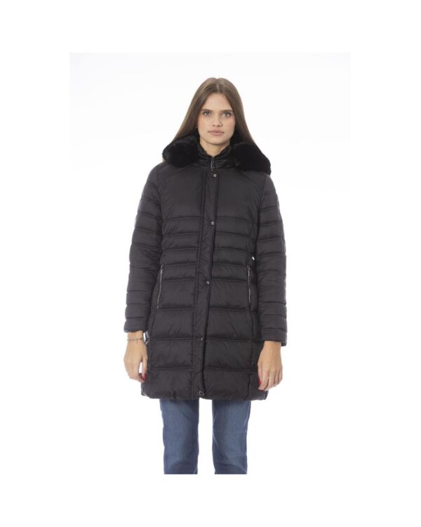 HomeDiscount-Baldinini Trend Women's Black Polyester Jackets & Coat - L