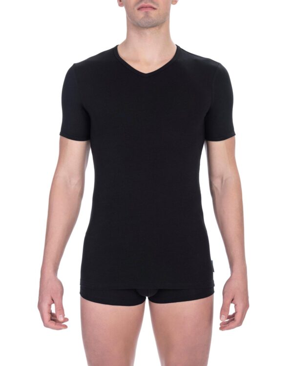 HomeDiscount-Bikkembergs Men's Black Cotton T-Shirt - S