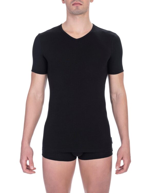 HomeDiscount-Bikkembergs Men's Black Cotton T-Shirt - XL