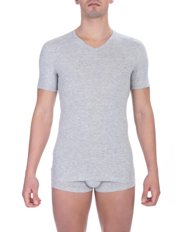 HomeDiscount-Bikkembergs Men's Gray Cotton T-Shirt - M