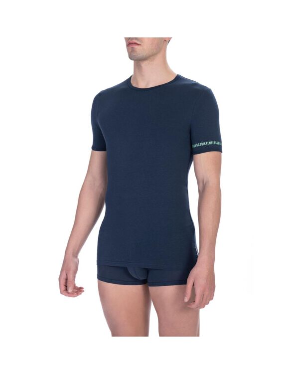 HomeDiscount-Bikkembergs Men's Sleek Bi-Pack Crew Neck Tee Set - L