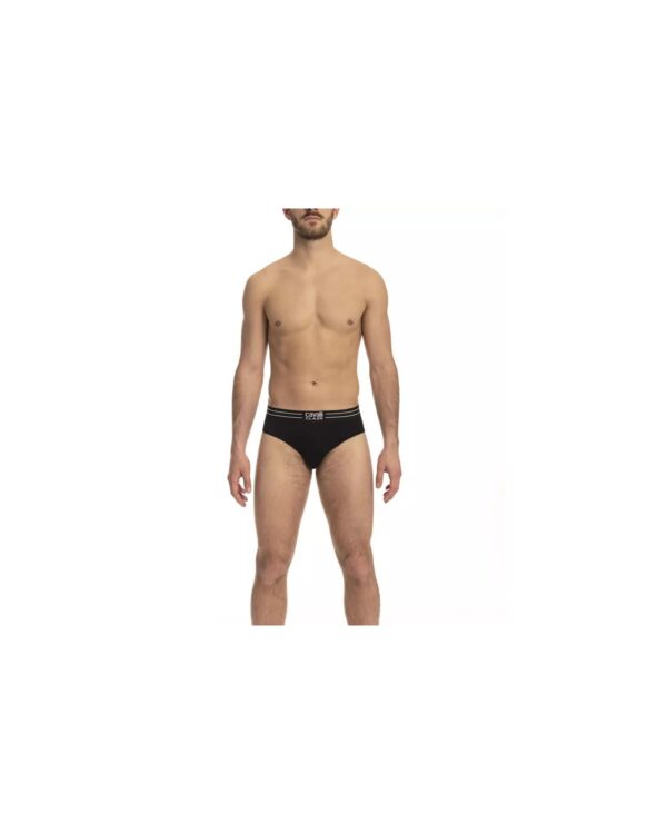 HomeDiscount-Cavalli Class Men's Black Cotton Underwear - 2XL