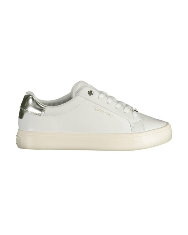 HomeDiscount-Women's White Polyester Sneaker - 39 EU