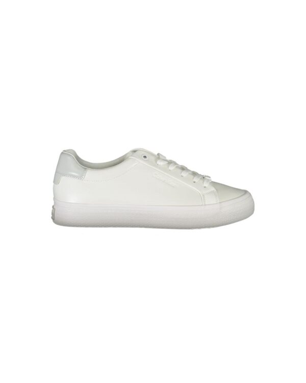 HomeDiscount-Women's White Polyester Sneaker - 39 EU