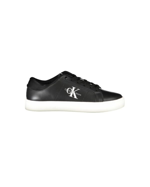 HomeDiscount-Men's Black Polyester Sneaker - 40 EU