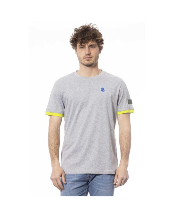 HomeDiscount-Invicta Men's Gray Cotton T-Shirt - L