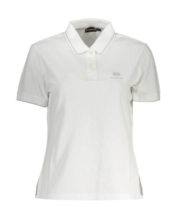 HomeDiscount-Napapijri Men's White Cotton Polo Shirt - L