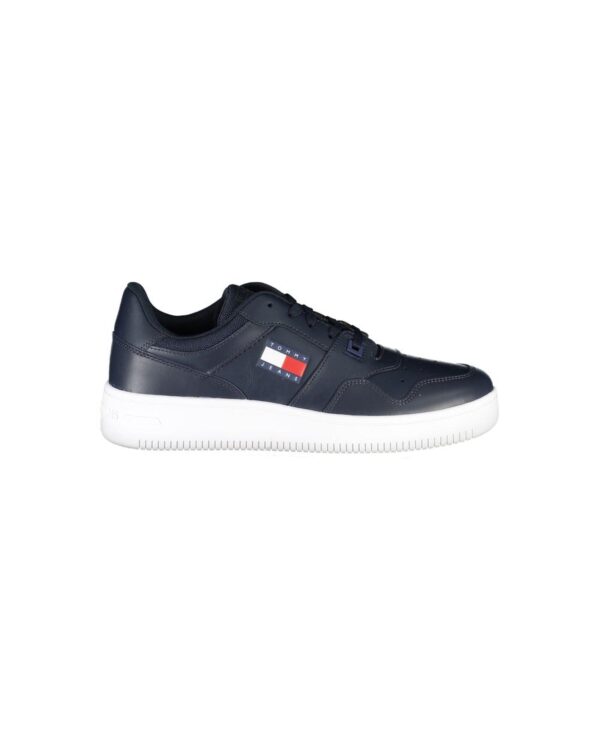 HomeDiscount-Tommy Hilfiger Men's Blue Polyester Sneaker - 44 EU