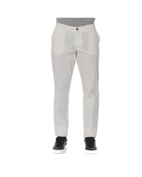 HomeDiscount-Trussardi Jeans Men's White Cotton Jeans & Pant - W46 US