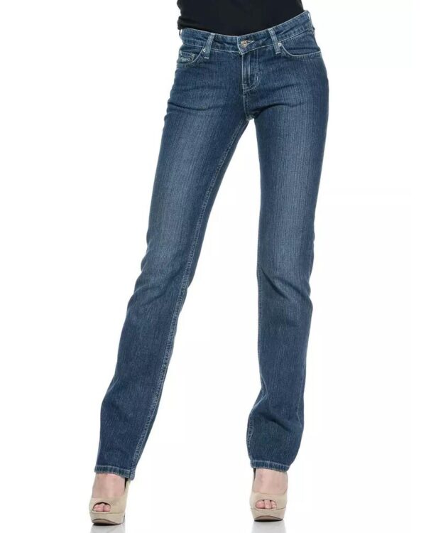 HomeDiscount-Ungaro Fever Women's Blue Cotton Jeans & Pant - W32 US