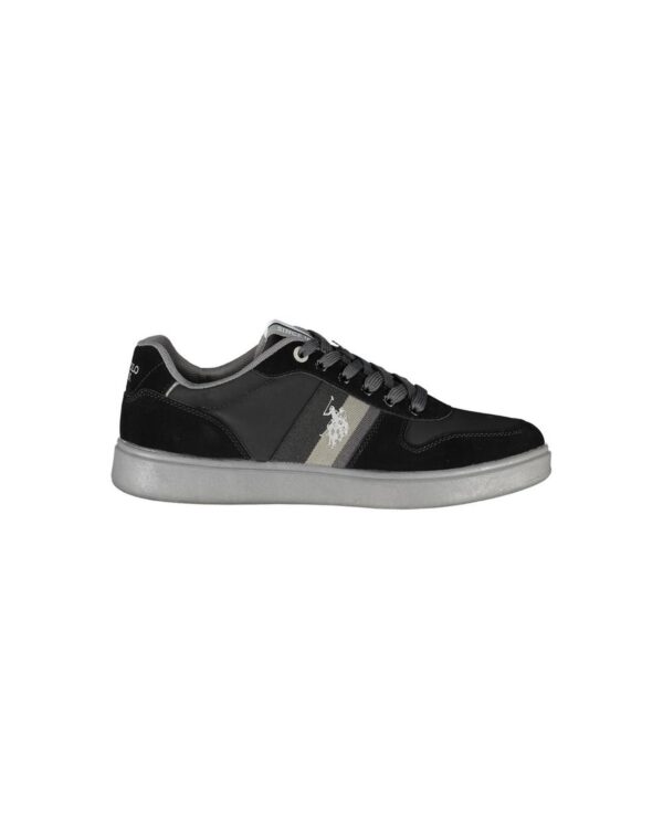 HomeDiscount-US POLO ASSN Men's Black Polyester Sneaker - 42 EU