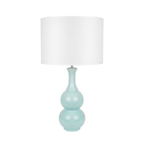 HomeDiscount-Pattery Barn Table Lamp - Green