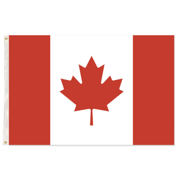 HomeDiscount-Canada Country Flag Heavy Duty Canadian Maple Leaf  - 150cm x 90cm