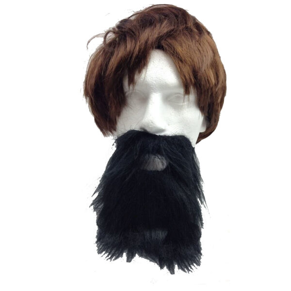 HomeDiscount-PARTY BEARD Moustache Costume Fancy Dress Mustache Halloween Fake Facial Hair -