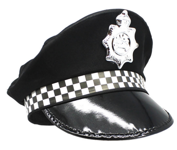 HomeDiscount-Police Officer Hat Pilot Cop Costume Party Cap Halloween Book Week - Black