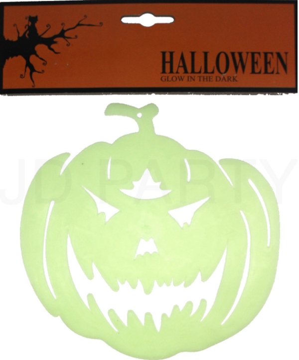 HomeDiscount-GIANT GLOW IN THE DARK PUMPKIN Halloween Face Party Decoration Decor Jack O Toy