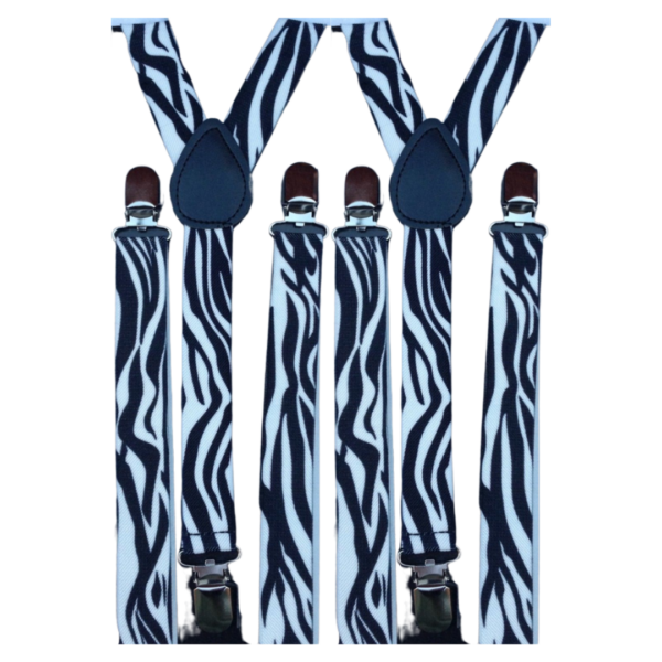 HomeDiscount-2x Mens Suspenders Braces Adjustable Strong Clip On Elastic Formal Wedding Slim